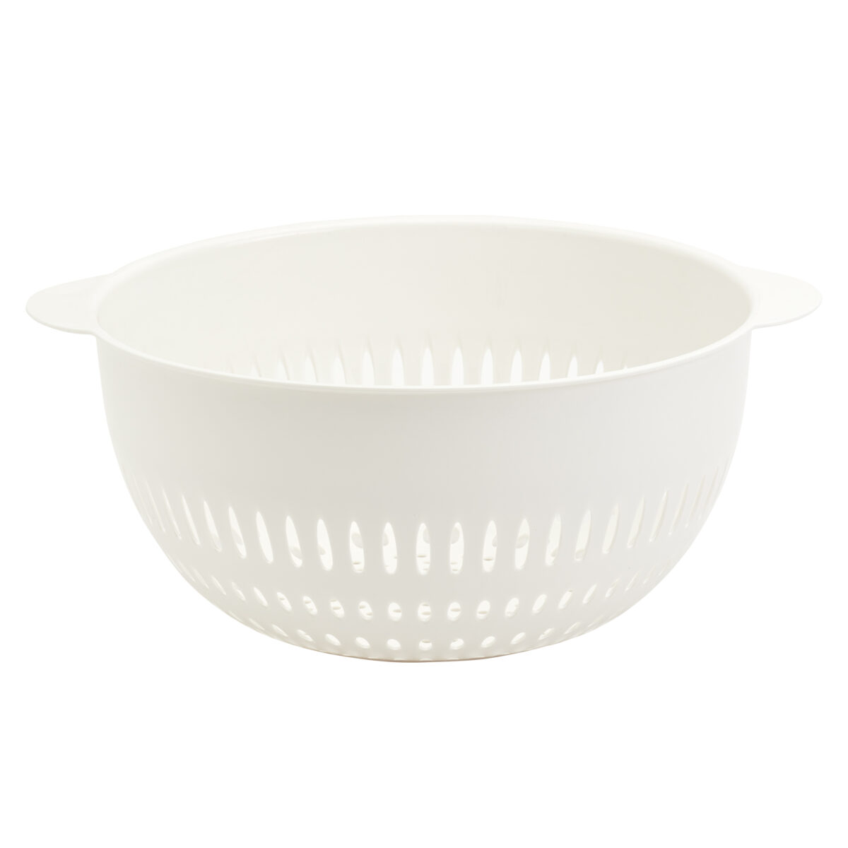 Basic Essentials 6 Piece Plastic Nesting Mixing Bowls and Colanders Set